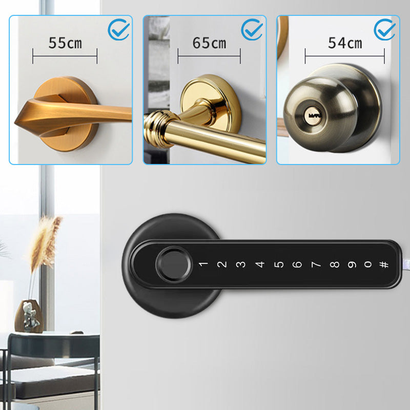 Nokmo | Fingerprint Smart Door Lock Handle with Bluetooth App Control