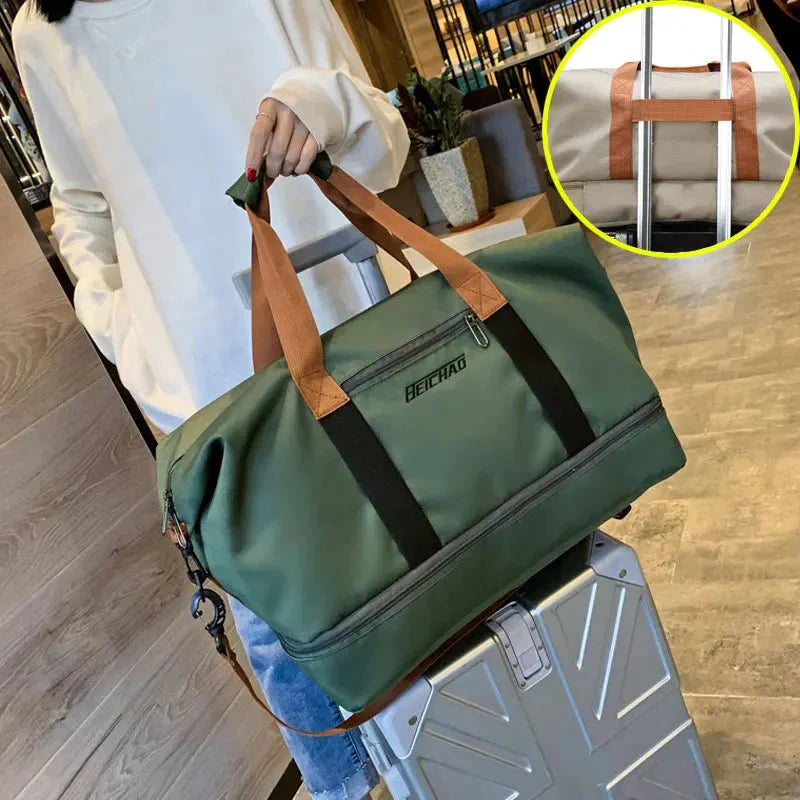 Nokmo | FITVOY DUFFEL – Lightweight Gym & Travel Bag with Shoe Compartment and Wet-Dry Separation