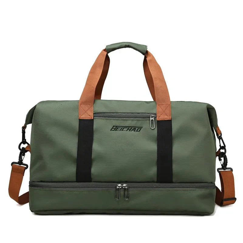 Nokmo | FITVOY DUFFEL – Lightweight Gym & Travel Bag with Shoe Compartment and Wet-Dry Separation