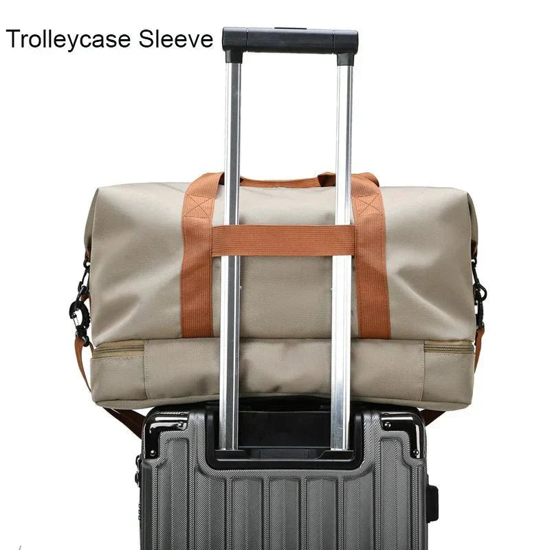 Nokmo | FITVOY DUFFEL – Lightweight Gym & Travel Bag with Shoe Compartment and Wet-Dry Separation