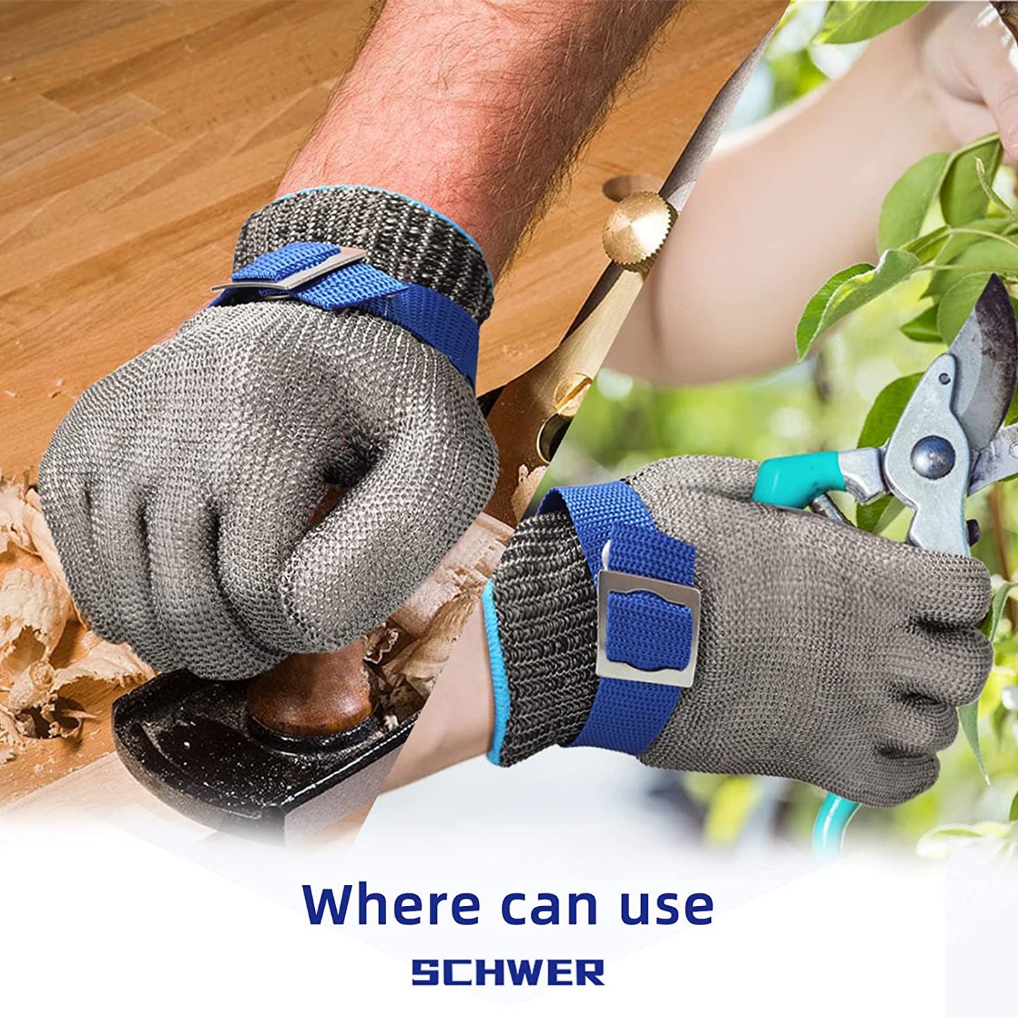 Nokmo | Food Grade Stainless Steel Mesh Metal Glove