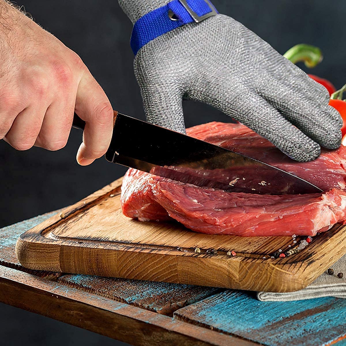Nokmo | Food Grade Stainless Steel Mesh Metal Glove