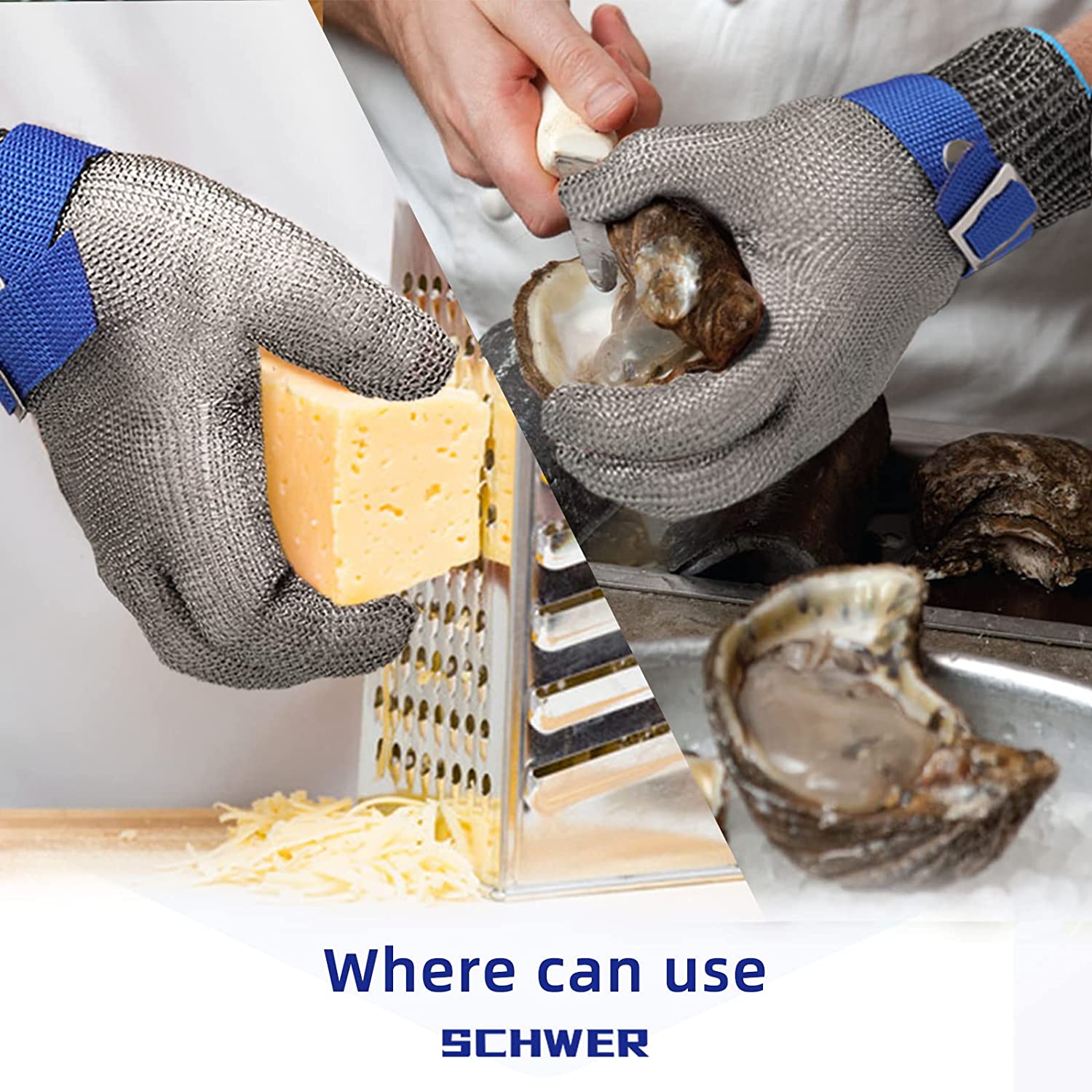 Nokmo | Food Grade Stainless Steel Mesh Metal Glove