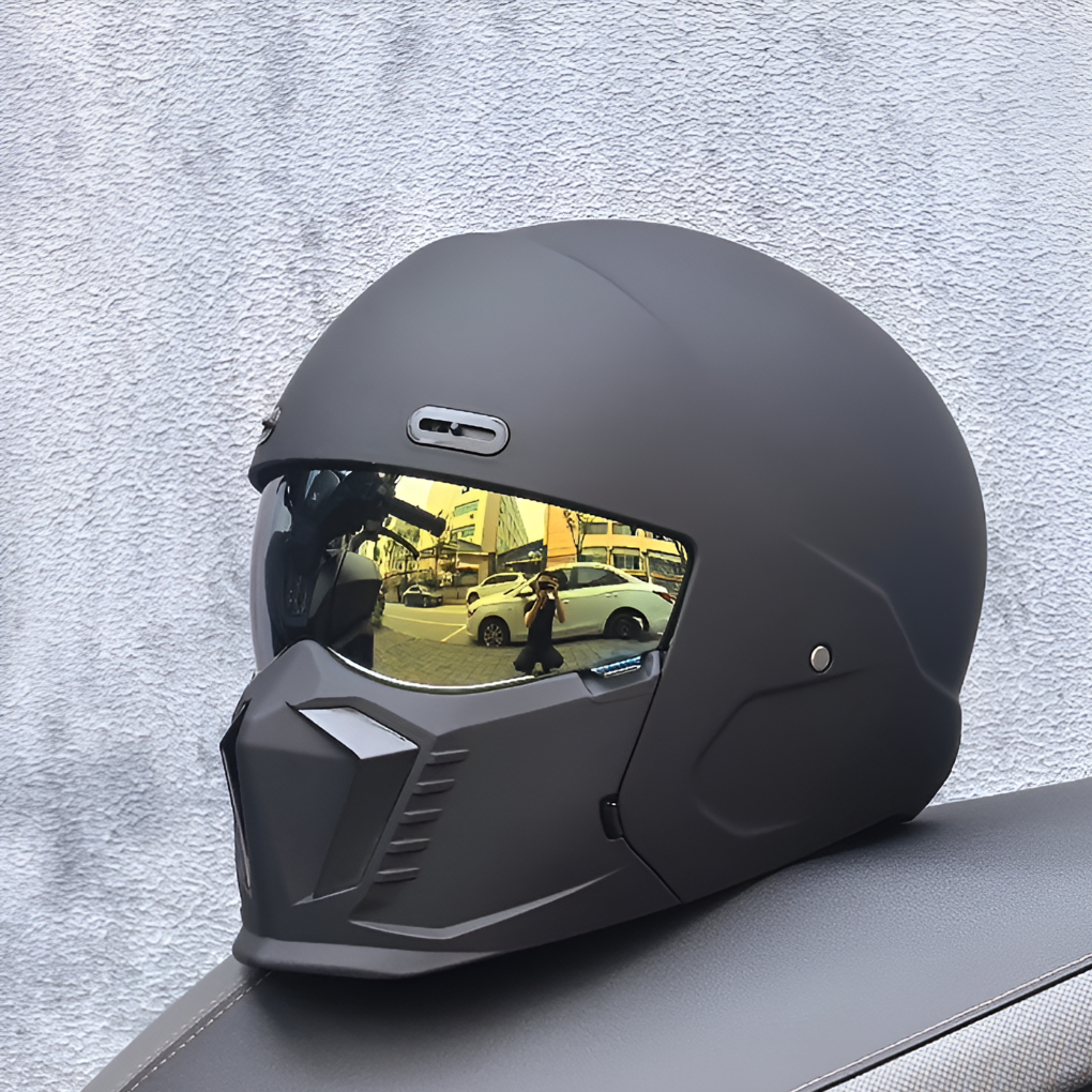 Nokmo | Full Face Motorcycle Helmet DOT ECE Approved Matte Finish