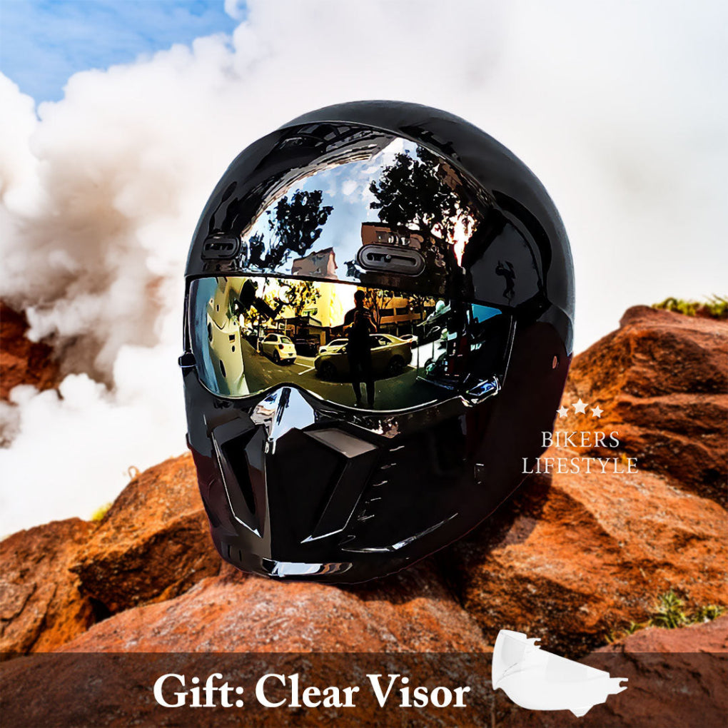 Nokmo | Full Face Motorcycle Helmet DOT ECE Approved Matte Finish