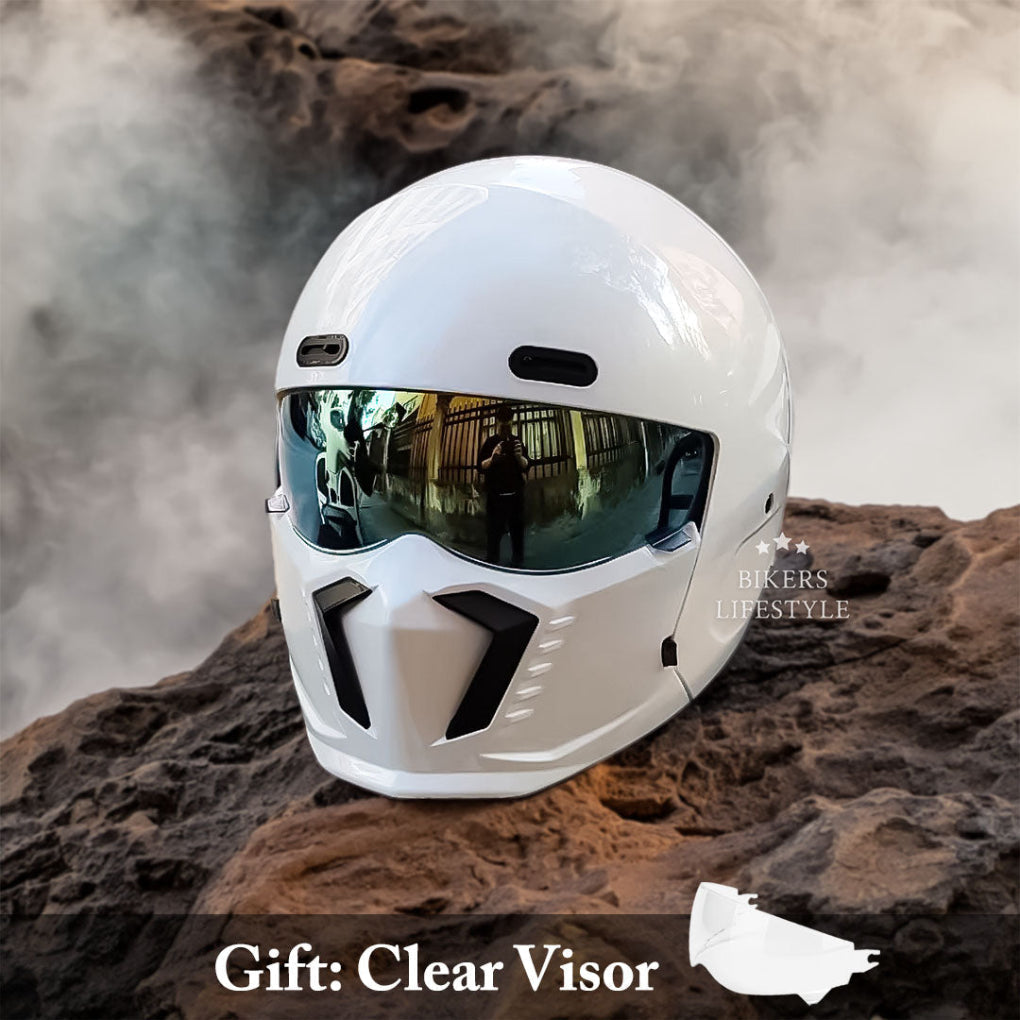 Nokmo | Full Face Motorcycle Helmet DOT ECE Approved Matte Finish