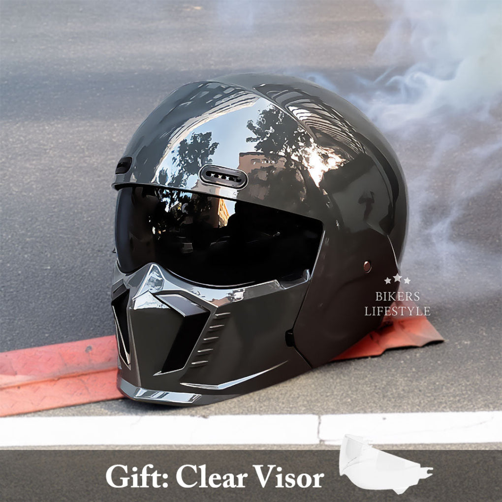 Nokmo | Full Face Motorcycle Helmet DOT ECE Approved Matte Finish