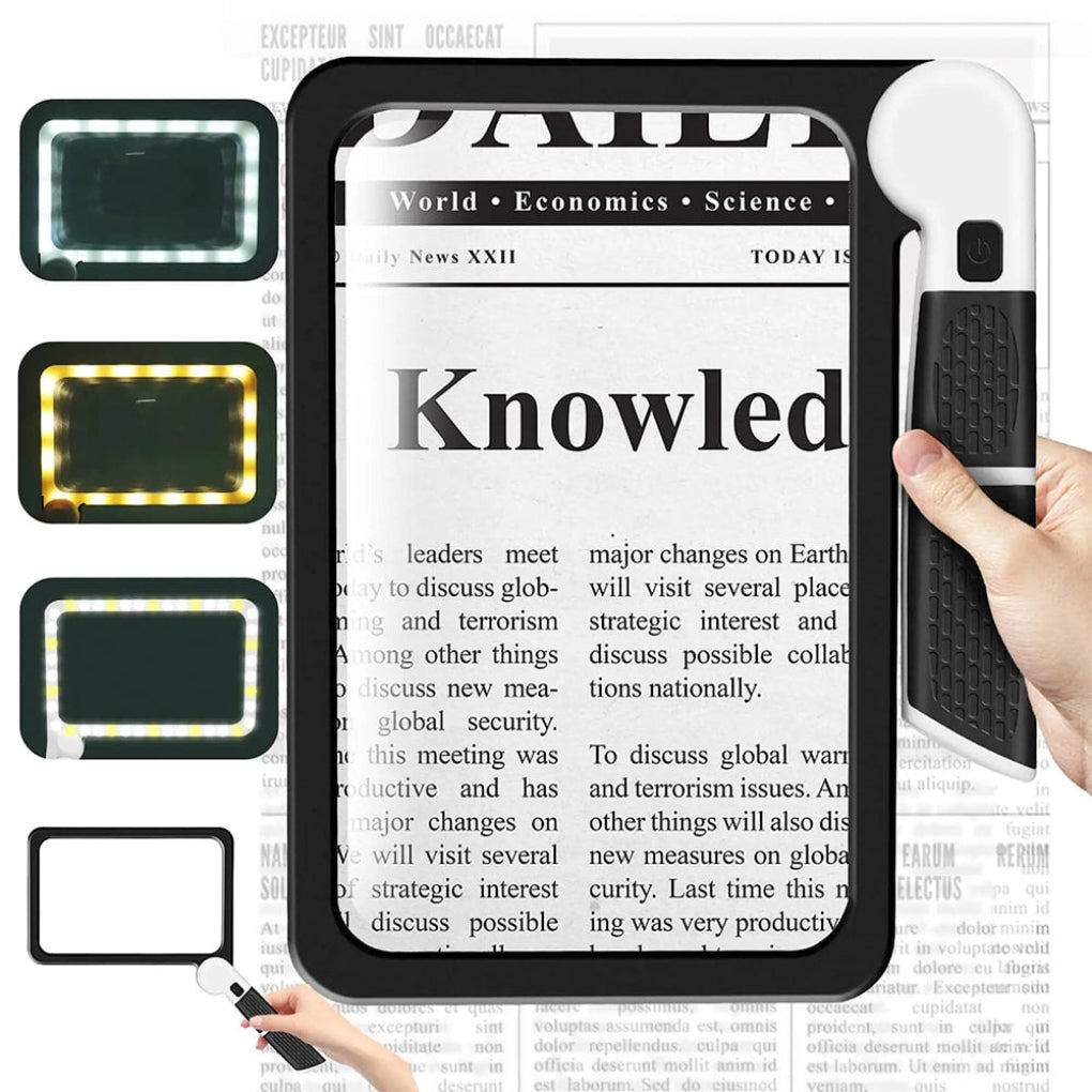 Nokmo | Full Page Magnifying Glass with Handle