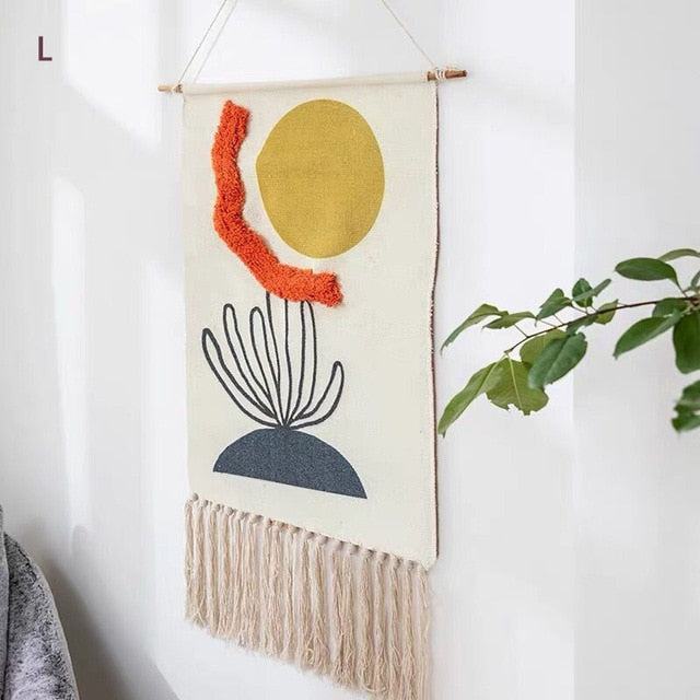 Nokmo | Geometric Tufted Wall Tapestry