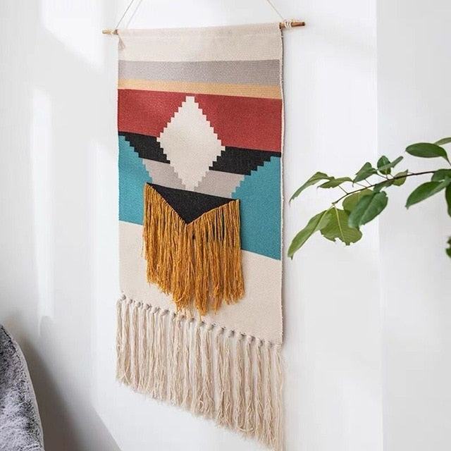 Nokmo | Geometric Tufted Wall Tapestry