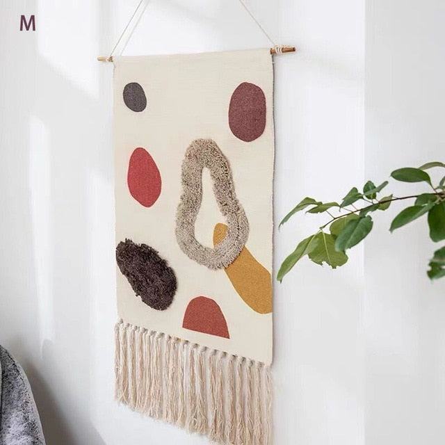 Nokmo | Geometric Tufted Wall Tapestry