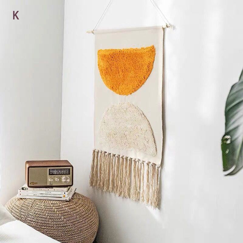 Nokmo | Geometric Tufted Wall Tapestry