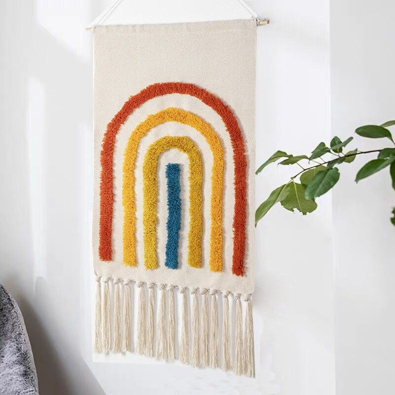 Nokmo | Geometric Tufted Wall Tapestry