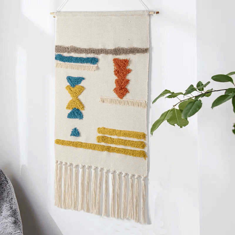 Nokmo | Geometric Tufted Wall Tapestry