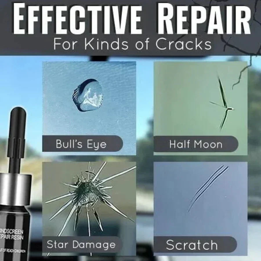 Nokmo | Glass Repair: Cracks Gone Glass Repair Kit