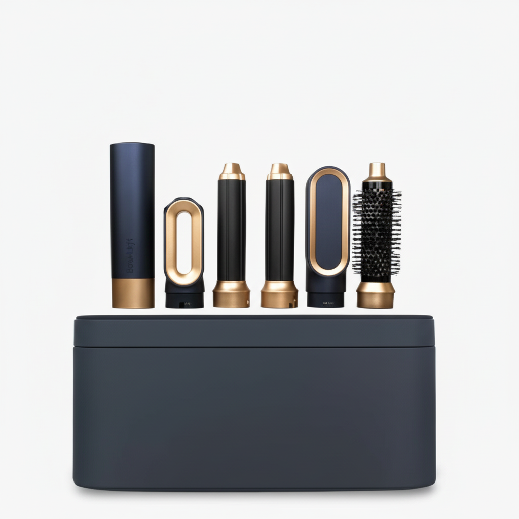 Nokmo | Glossify 5-in-1 Hair Styler | 1000W Hot Air Brush with Ionic Technology