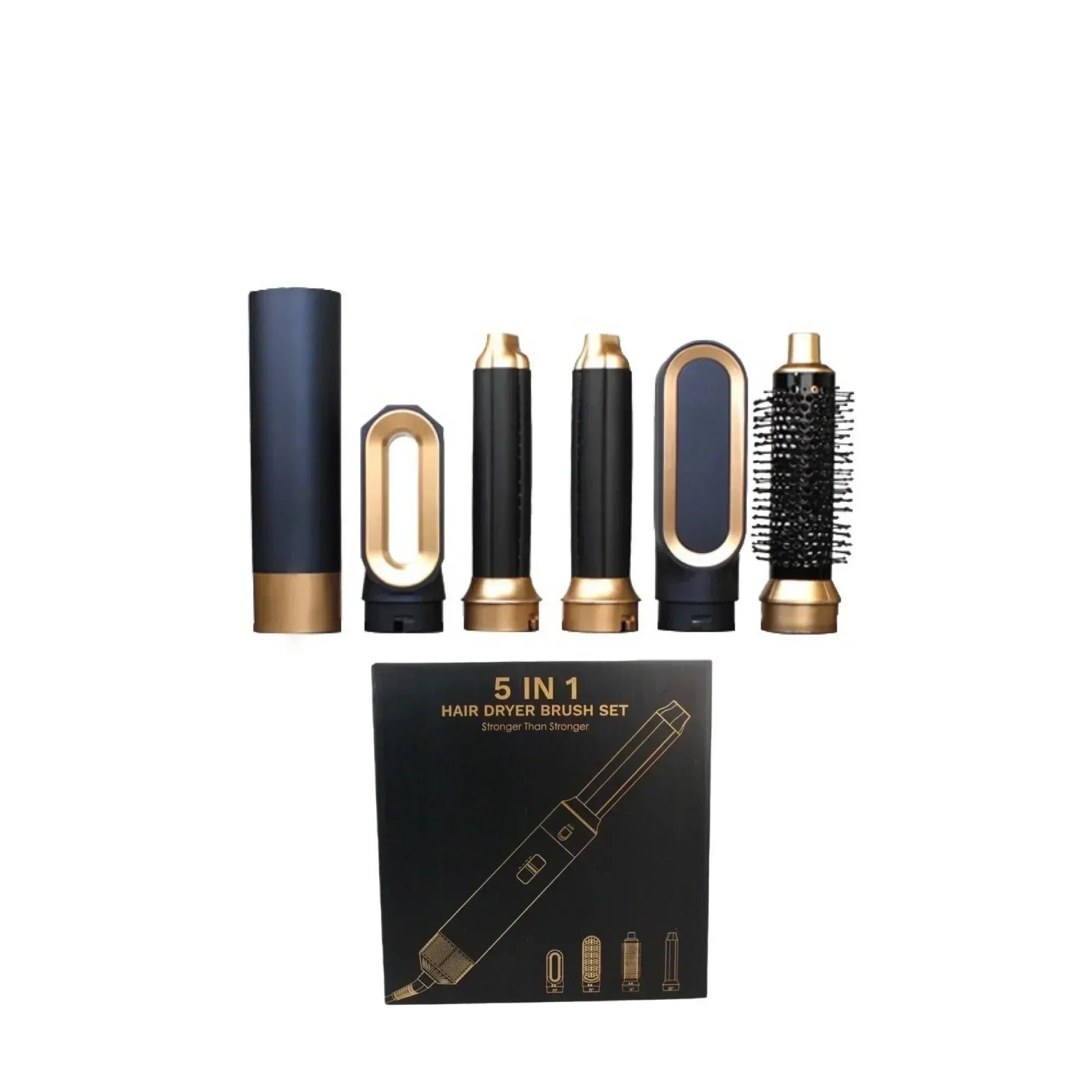 Nokmo | Glossify 5-in-1 Hair Styler | 1000W Hot Air Brush with Ionic Technology