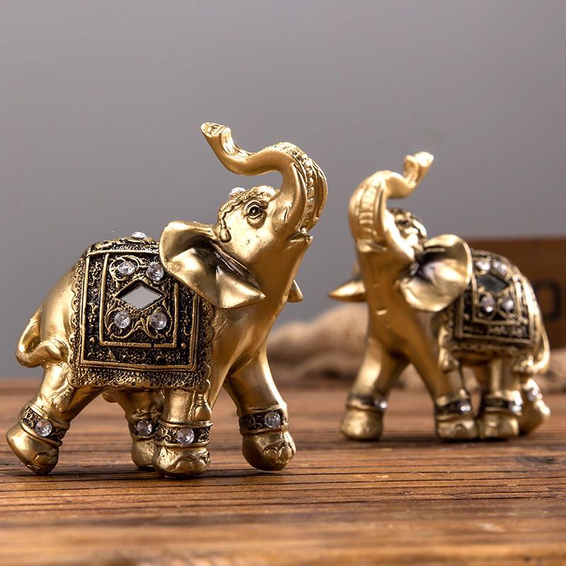 Nokmo | Golden Elephant Statue