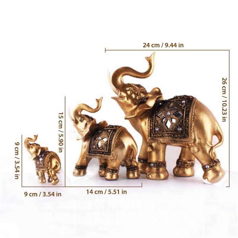 Nokmo | Golden Elephant Statue