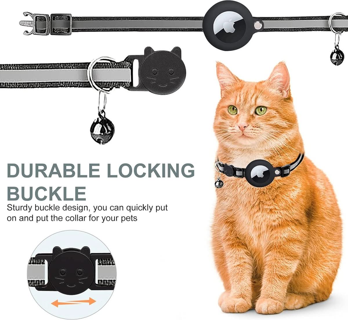 Nokmo | GPS Collar for Cats with Reflective Design