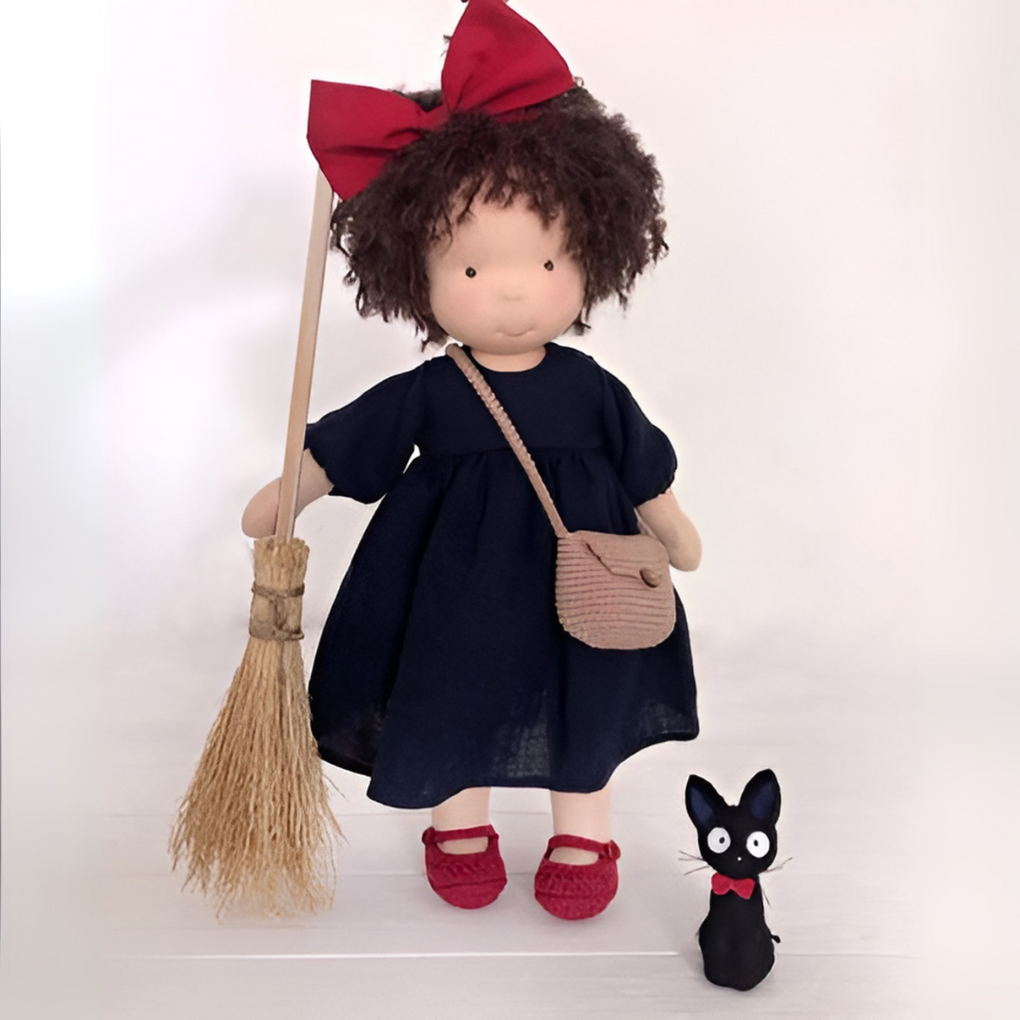 Nokmo | Handmade Waldorf Doll — Toy Dress Made of Knit Fabric