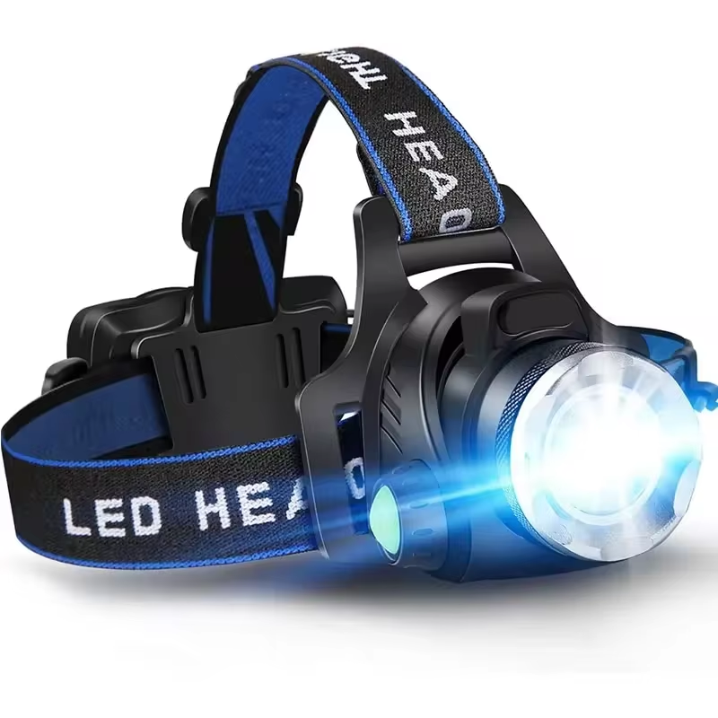 Nokmo | Headlamp | Rechargeable Waterproof Zoomable LED Headlamp