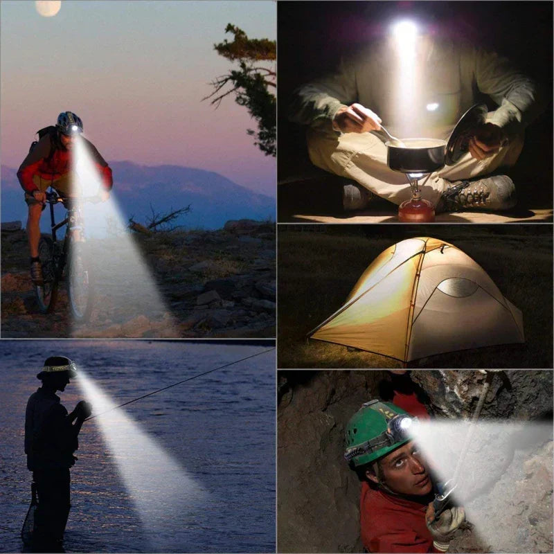 Nokmo | Headlamp | Rechargeable Waterproof Zoomable LED Headlamp