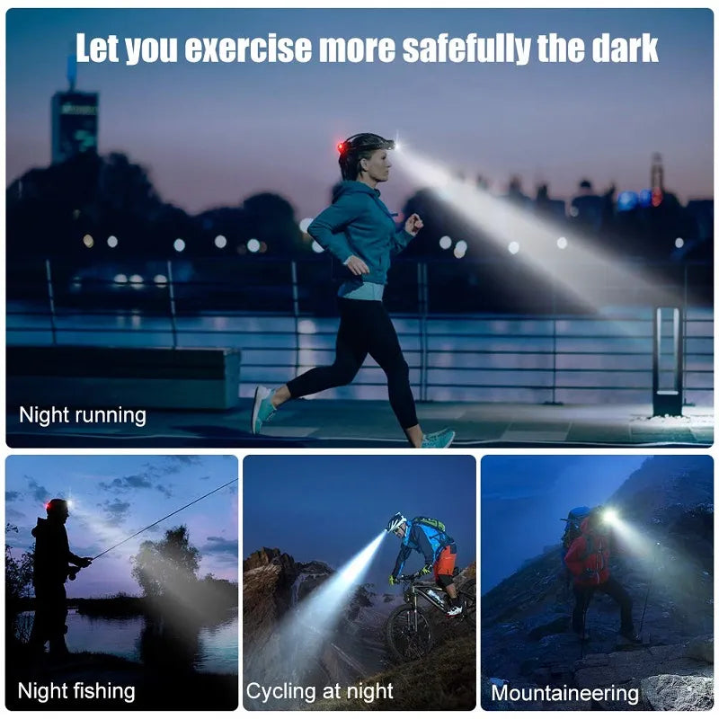 Nokmo | Headlamp | Rechargeable Waterproof Zoomable LED Headlamp