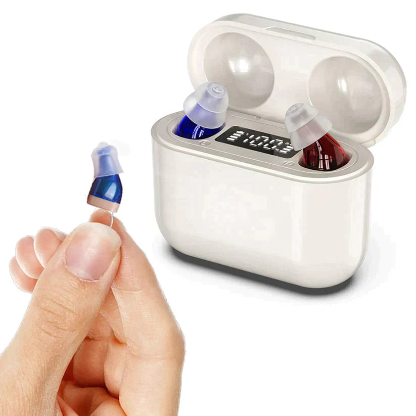 Nokmo | HearPro | Rechargeable Hearing Aid | Invisible and Comfortable | Simple Solution for Hearing Loss