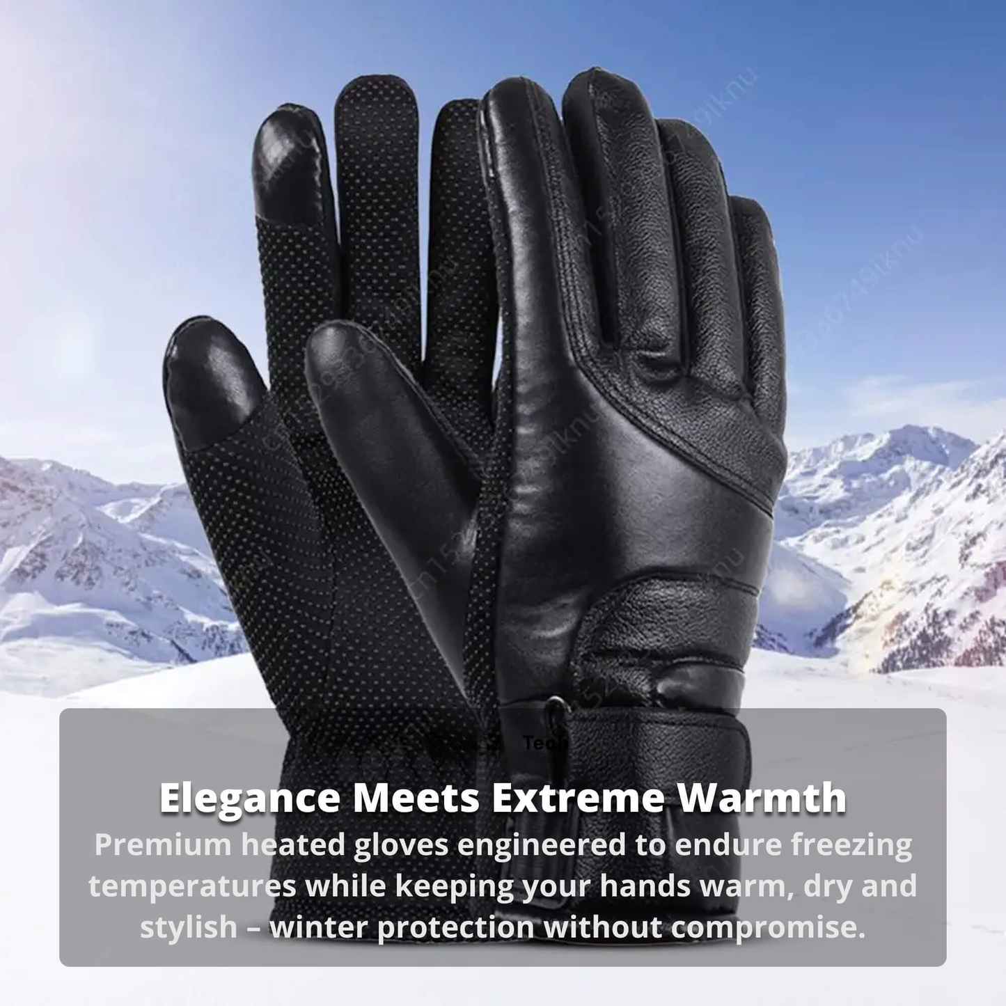 Nokmo | Heated Gloves for Women UK – Ladies Thermal Waterproof Winter Gloves with Touch Screen & USB Rechargeable Warm Design