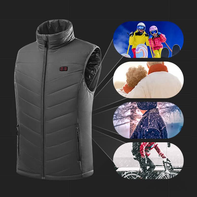Nokmo | Heated Vest with 13 Heating Zones for Cold Days
