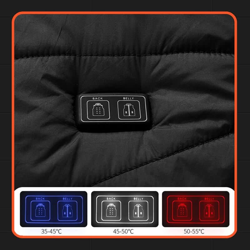 Nokmo | Heated Vest with 13 Heating Zones for Cold Days