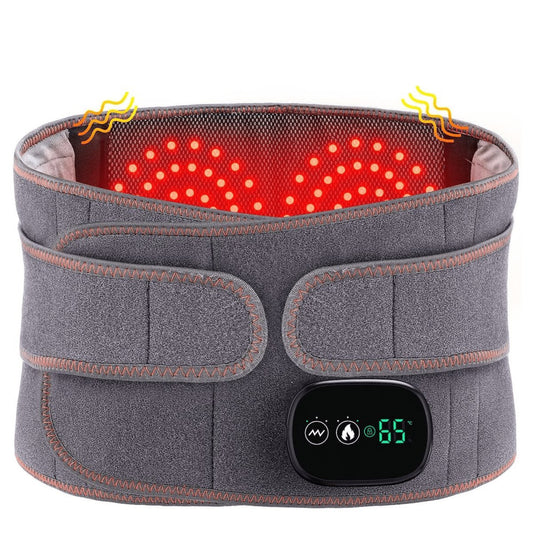 Nokmo | Heating Lower Back Support Band with Massage Function – Wireless and Adjustable Heat