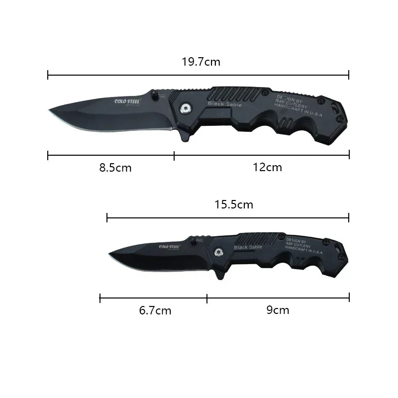 Nokmo | High Hardness Tactical Survival Knife - Outdoor Self-Defense EDC Tool for Camping & Hunting