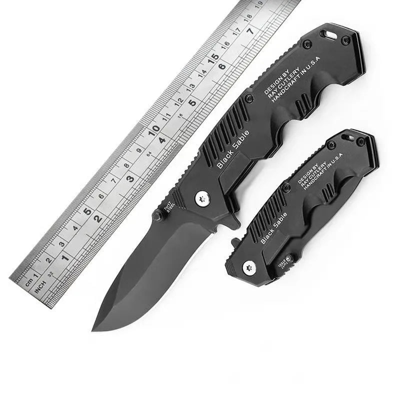 Nokmo | High Hardness Tactical Survival Knife - Outdoor Self-Defense EDC Tool for Camping & Hunting