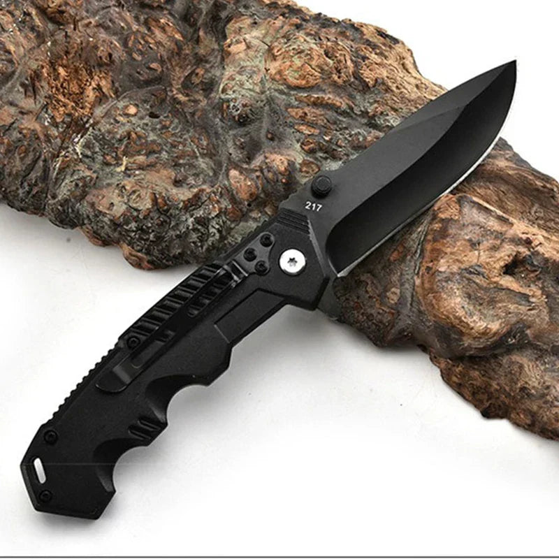 Nokmo | High Hardness Tactical Survival Knife - Outdoor Self-Defense EDC Tool for Camping & Hunting