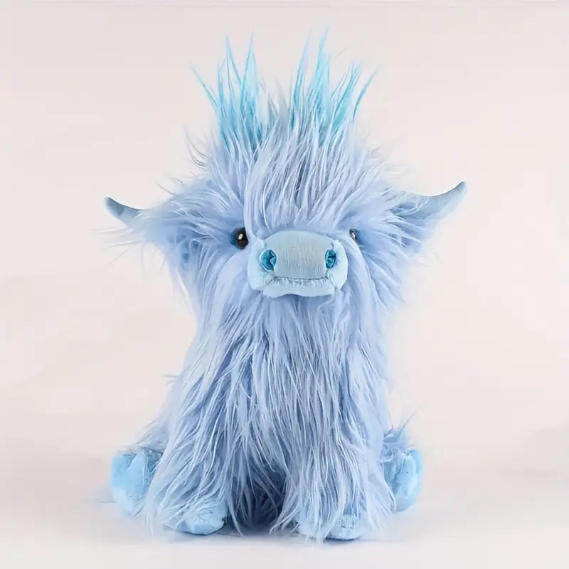 Nokmo | Highland Cuddle Cow | Soft and Cozy Plush Toy | Brown/White