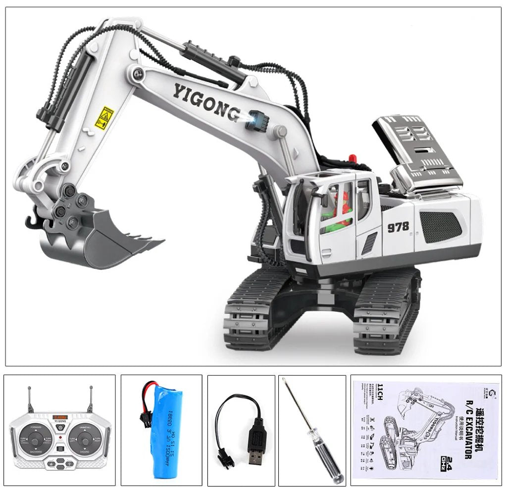 Nokmo | Hydraulic Full Metal Graver G308H 1/14 RTR