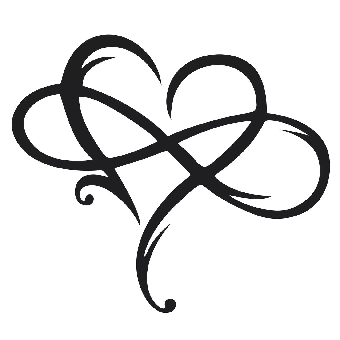 Nokmo | Infinity Heart Wall Art with Decorative Inlay