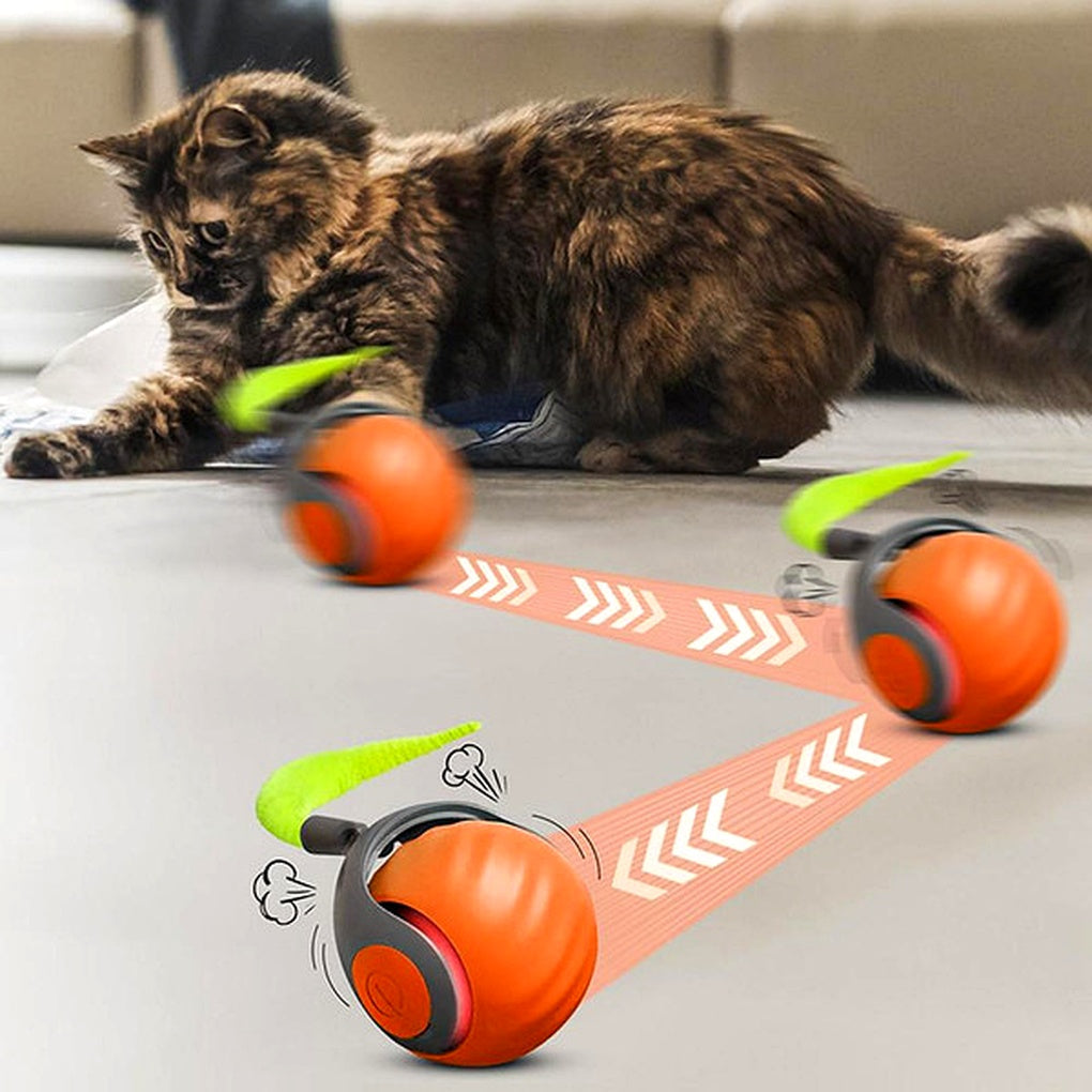 Nokmo | Interactive Cat Ball Toy - Automatic Rolling Play Sphere