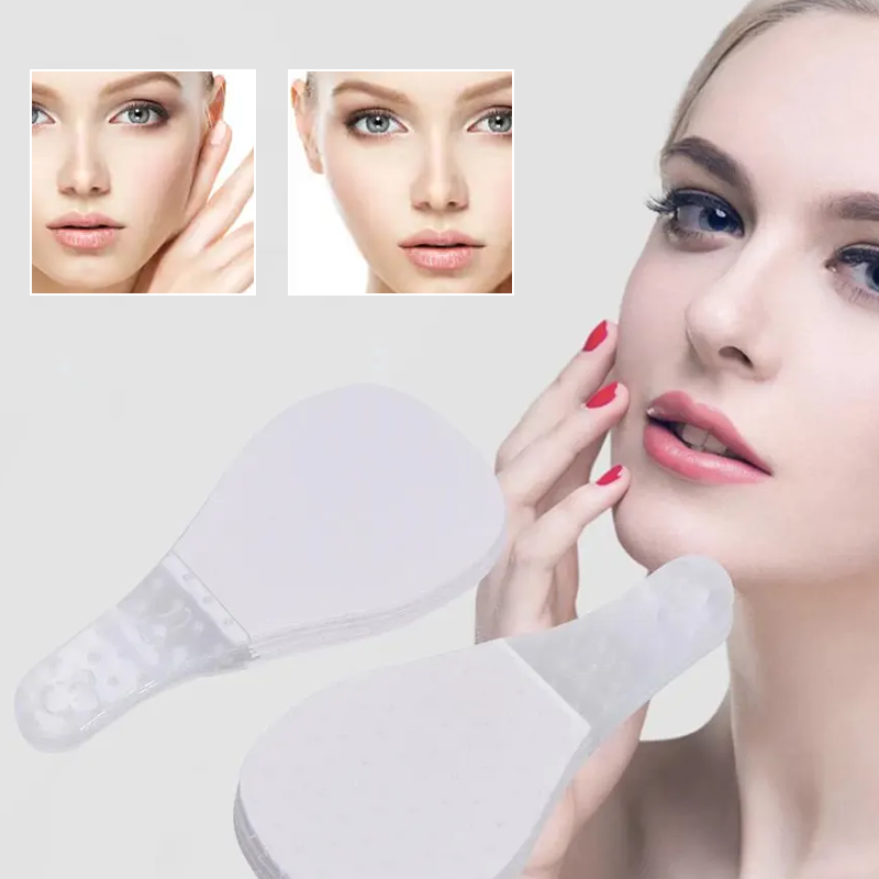 Nokmo | Invisible Facelift Patches | 120 Count Supply Pack | Ultra-thin 0.02mm Adhesion Technology | Waterproof & Hypoallergenic | Mechanical V-Shape Lifting | Transparent