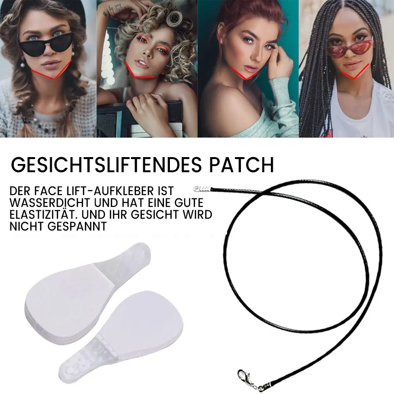 Nokmo | Invisible Facelift Patches | 120 Count Supply Pack | Ultra-thin 0.02mm Adhesion Technology | Waterproof & Hypoallergenic | Mechanical V-Shape Lifting | Transparent