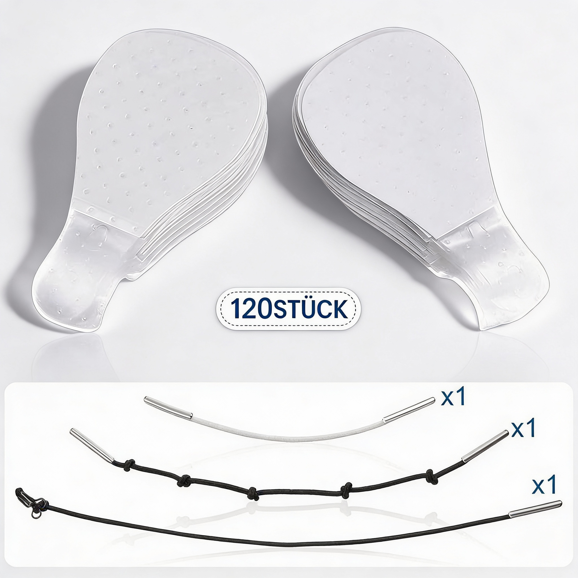 Nokmo | Invisible Facelift Patches | 120 Count Supply Pack | Ultra-thin 0.02mm Adhesion Technology | Waterproof & Hypoallergenic | Mechanical V-Shape Lifting | Transparent