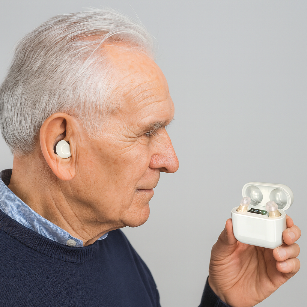 Nokmo | Invisible Rechargeable Hearing Aid for Adults
