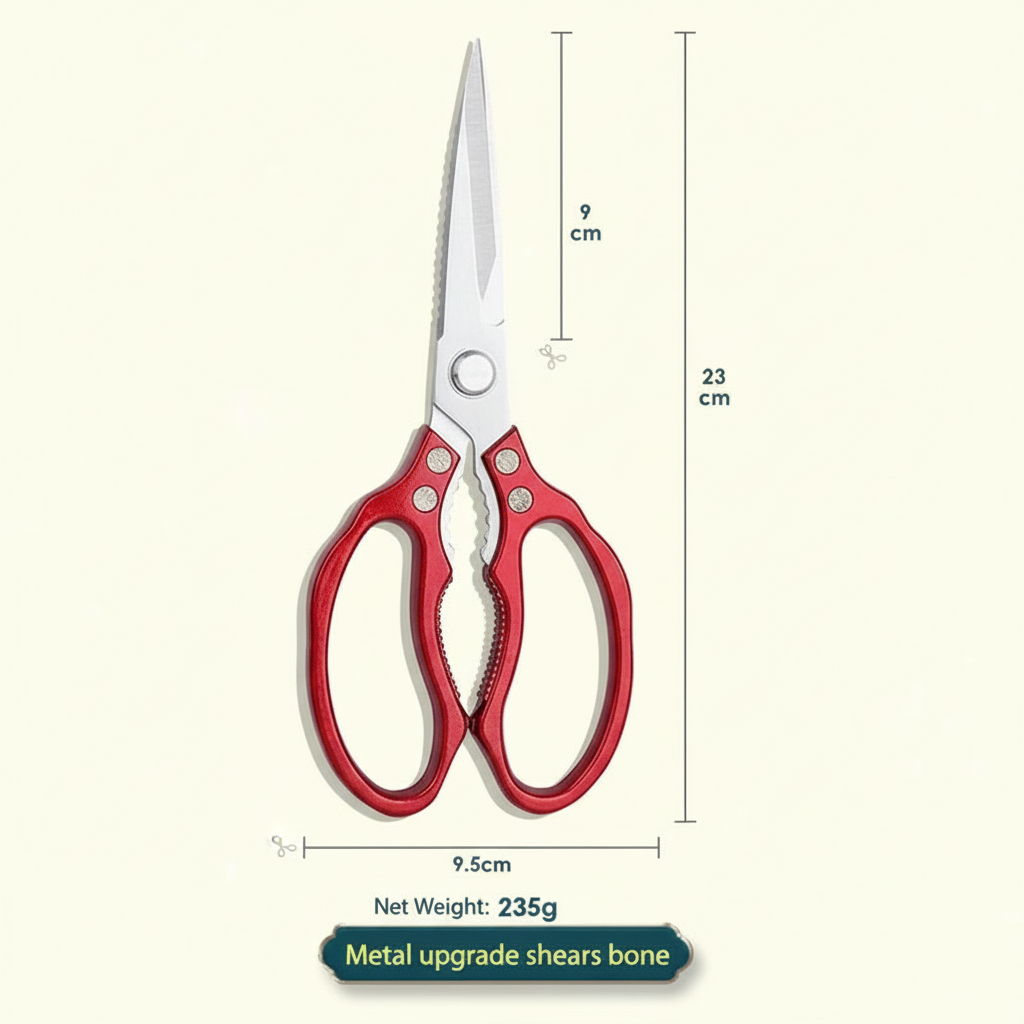 Nokmo | Japanese Stainless Steel Ultimate Task Kitchen Scissors