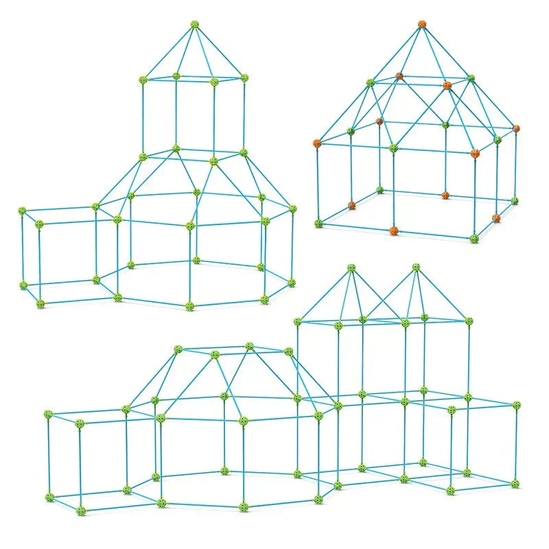 Nokmo | Kids Building Fort Kit - Creative STEM Toy