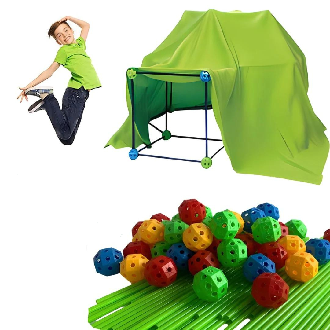 Nokmo | Kids Building Fort Kit - Creative STEM Toy