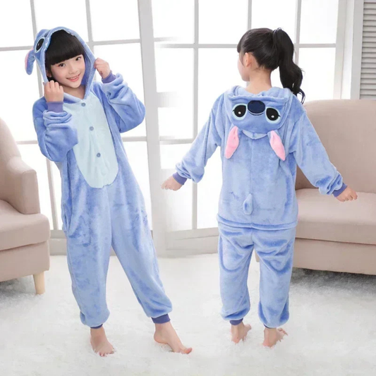 Nokmo | Kids Character Hooded Pajama Jumpsuit