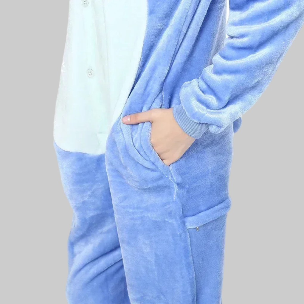 Nokmo | Kids Character Hooded Pajama Jumpsuit