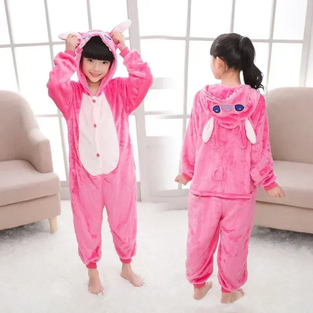 Nokmo | Kids Character Hooded Pajama Jumpsuit